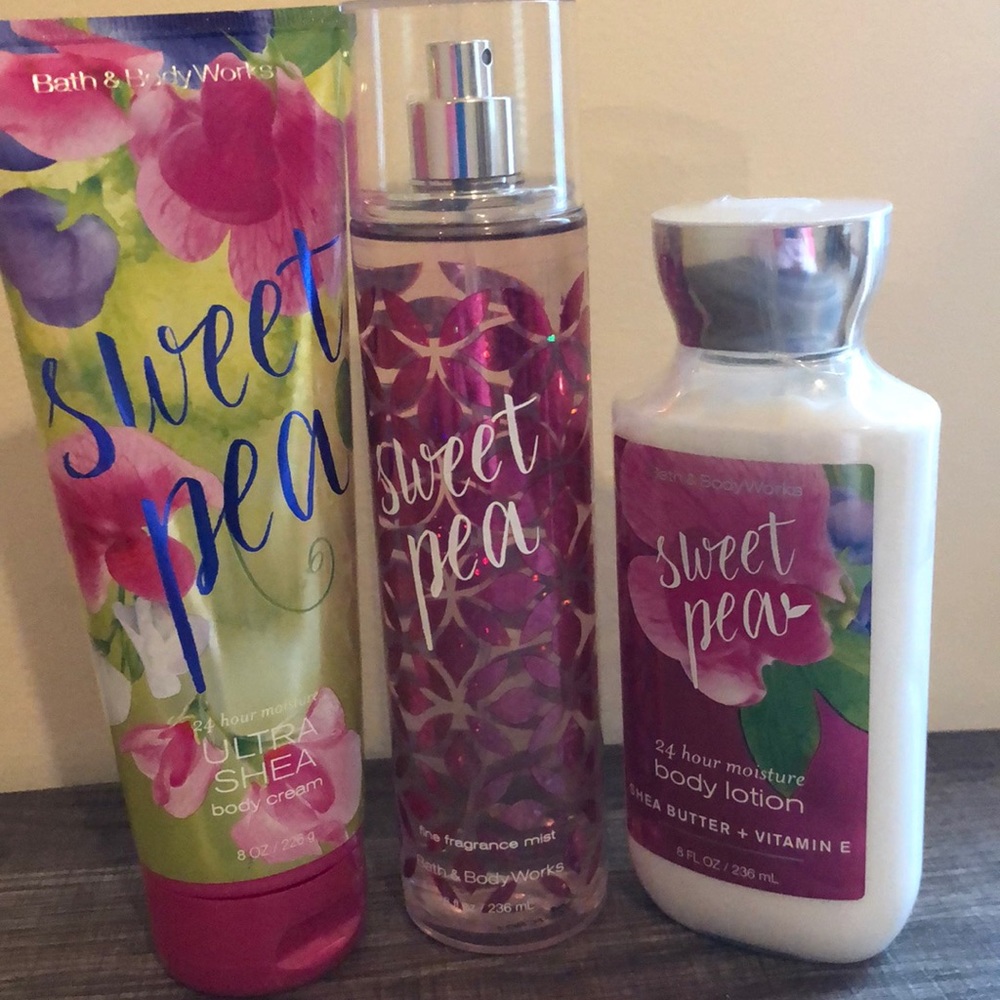 Sweet pea bath and body works